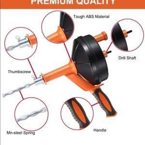 TACKLIFE Power Tools Drain Auger HGD02A